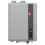 RRTGH84DVLN3701171 Rheem RTGH Series 8.4 GPM 157,000 BTU 120 Volt Residential Indoor Natural Gas Tankless Water Heater Stainless Steel