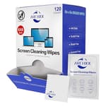 Screen Wipes for Electronics, 120 Count 6"x6" Pre-Moistened Screen Cleaner for Screens, Computer,Laptop,Tablet,Phone,Monitor,Car Screen Cleaner, Lens Wipes Individually Wrapped