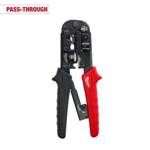 Ratcheting Pass-Through Crimper & Stripper
