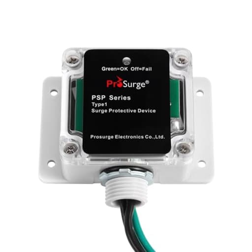 Whole House Surge Protector,HVAC Surge Protector, 200K Amps(SCCR),100KA(Surge Capacity per Phase),Single-Phase(or Split Phase),3-Wire for 120/240V,UL Listed