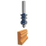 Carbide-Tipped Reverse Curve Ogee and Bead Bit