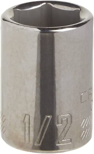 3/8-in Drive 1/2-in 6 Point SAE Shallow Socket