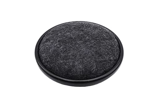 9091 2-Inch Carpet Base Furniture Cups, 4-Pack,Brown