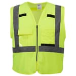 Class 2 High Visibility Yellow Safety Vest - S/M