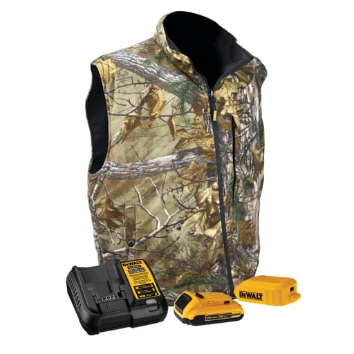 REALTREE XTRA Camouflage Fleece Heated Vest Kit