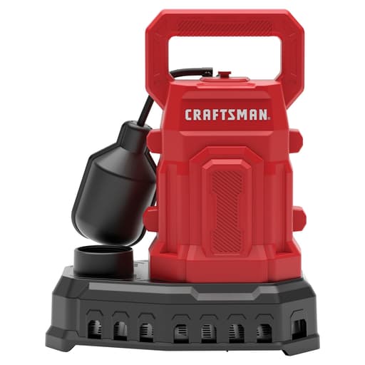 1/3 HP Auto Thermoplastic Submersible Sump Pump - Tethered