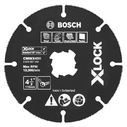 4-1/2 In. X-LOCK Carbide Multi-Wheel