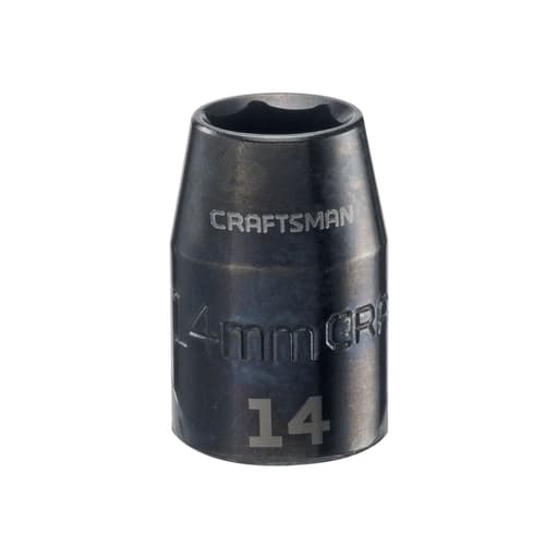 1/2-in Drive 14mm Metric Impact Shallow Socket