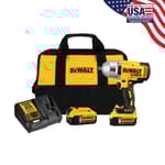 20V MAX XR High Torque 1/2 in. Impact Wrench with Hog Ring Anvil Kit (5.0Ah)