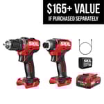 Brushless 12V Drill Driver & Impact Driver Kit