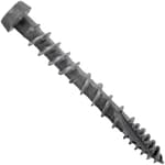 #10 x 1-3/4" Graystone Composite Decking Exterior Coated Wood Screw Torx/Star Drive Head - AQC Lumber Compatible