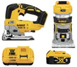 20V MAX XR Brushless Cordless Compact Router and Jig Saw Combo Kit