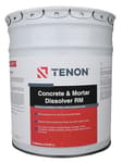 Concrete & Mortar Dissolver RM - Remove Concrete, Cement, Mortar, Grout, Stucco, and Masonry from Equipment, Mixers,and Machinery, Commercial, Heavy-Duty