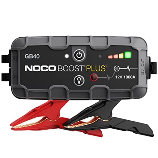 Boost GB40: 1000A UltraSafe Jump Starter – 12V Lithium Battery Booster Pack, Portable Jump Box, Power Bank & Jumper Cables - for 6.0L Gas and 3.0L Diesel Engines