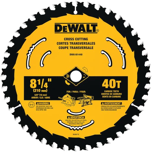 8-1/4 in. Circular Saw Blade