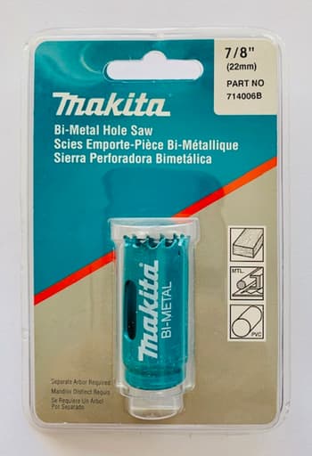 7/8" Bi-Metal Hole Saw