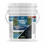 DYCO Court & Floor Anti-Slip Coating - Slip Resistant Pavement, Cement & Concrete Paint for Pickleball, Tennis & Basketball Courts, Exceeds ADA Standards for Safety Areas