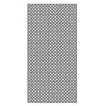 4 ft. x 8 ft. Nantucket Gray Privacy Diamond Vinyl Lattice