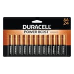 Coppertop AA Batteries with Power Boost Ingredients, 24 Count Pack Double A Battery with Long-lasting Power, Alkaline AA Battery for Household and Office Devices