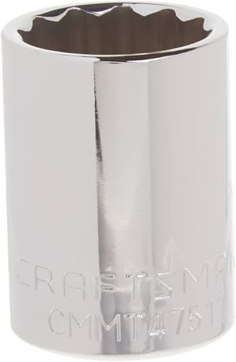 1/2-in Drive 13/16-in 12 Point SAE Shallow Socket