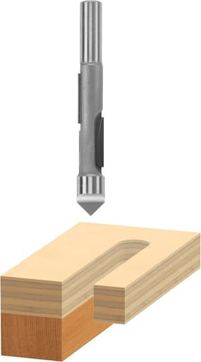 5/8" Carbide Tipped Staggertooth Pilot Panel Router Bit