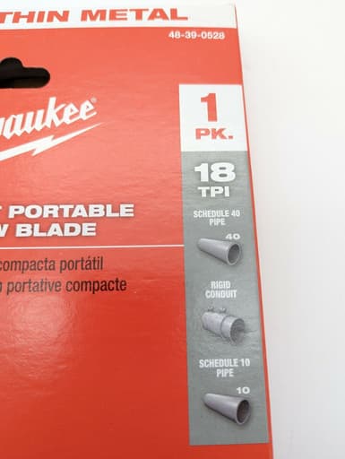 18 TPI Compact Portable Band Saw Blade