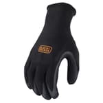 Black Foam Latex Dip Glove
