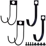 4-Pack Storage Shed Hooks for Suncast,Resin Shelf Accessory Outdoor Sheds Storage,with EZ Bolt Assembly,Replaceable Screws, Reusable,for Suncast Select Outdoor Shed Models