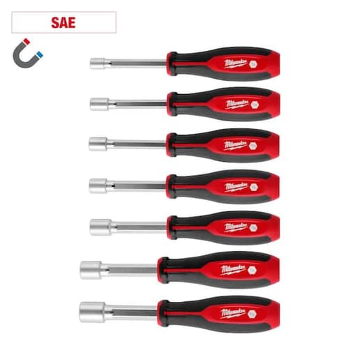 SAE HollowCore Magnetic Nut Driver Set