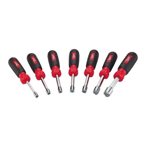 7 Piece Hollow Shaft Metric Nut Driver Set