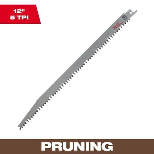 12" 5 TPI Pruning Sawzall Blade