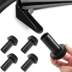 Upgraded RV Gutter Spout Caps - 2.5in Gutter Spout Extensions Cover Protector for RV Accessories, 4 Pcs