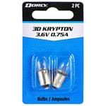 3D-3.6-Volt, 0.75A Flange Base Krypton Replacement Bulb, 2-Pack (41-1661) , Silver