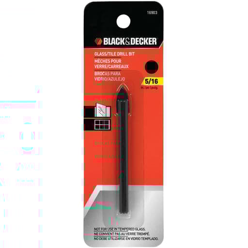 Glass/Tile Drill Bit, 5/16-Inch x 3-Inch