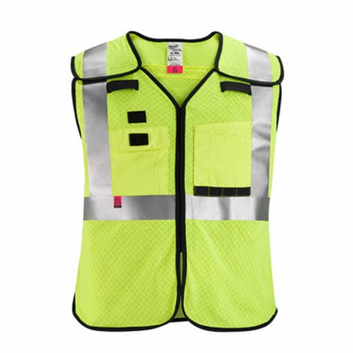 High Visibility Yellow Mesh Safety Vest - 2XL/3XL