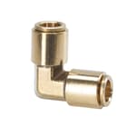 3/8" Brass Slip Lock Elbow Connector