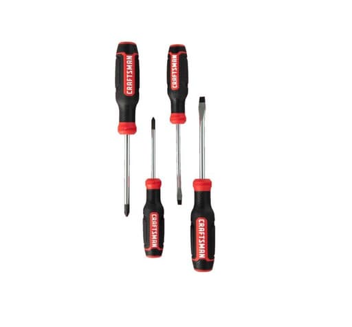 Bi-Material Screwdriver Set (4 pc)