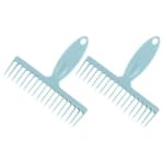 2Pcs Broom Hair Removal Comb Broom Hair Removal Cleaning Tool Collectors for Clean The and Dust On The Bathroom Sewer
