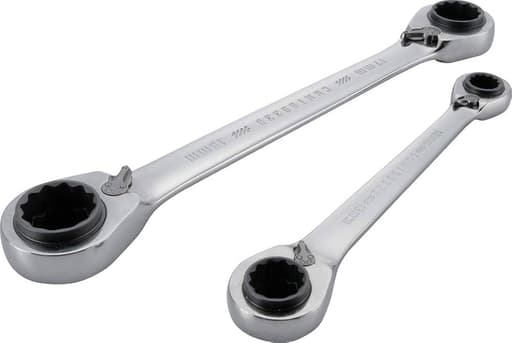 Metric Ratcheting Box Wrench Set