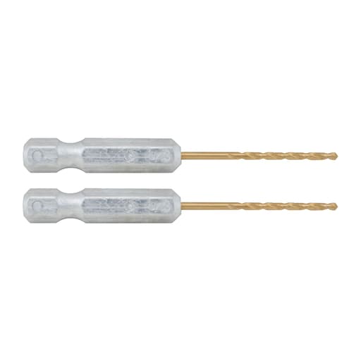 1/16-In. Hex Shank Titanium Nitride Coating Drill Bits (2 Pk.)