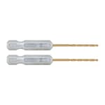 1/16-In. Hex Shank Titanium Nitride Coating Drill Bits (2 Pk.)