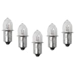 5pcs 4D 4.8V 0.75A Bayonet Base Krypton Replacement Bulb for Flashlight Replacement Bulb Torches Work Light Flashlight Bulbs