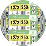 UF-B Underground Feeder Cable, 12/2 AWG, 250 ft