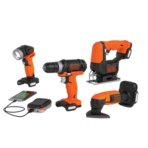 Cordless Drill 4-Tool Combo Kit