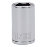 1/4 Dr 6-Point Shallow Socket 11/32