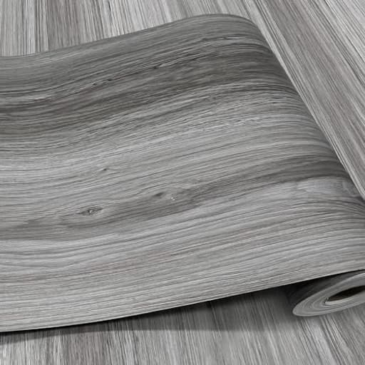 Wood Grain Peel and Stick Floor Tiles – 11.8” Width, Full Roll Length of 118" – Versatile Design for Any Space, Grey Self Adhesive Vinyl Flooring, Waterproof and Non-Slip Features
