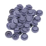 400 Pack Steel Gray Roofing Screw Caps – Durable Plastic Snap-On Covers for Roofing Screws, Weatherproof & UV Resistant Protective Caps – for Outdoor Roof, Siding, and Construction Projects