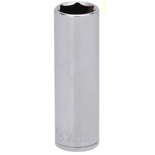 1/4 Dr 6-Point Deep Socket 7/16