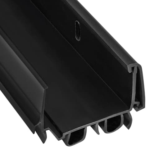 , Patent Pending, Adjustable Double Bubble Door Sweep, Draft Stopper, Under Door Seal for Exterior Doors, 1 3/4" x 36"