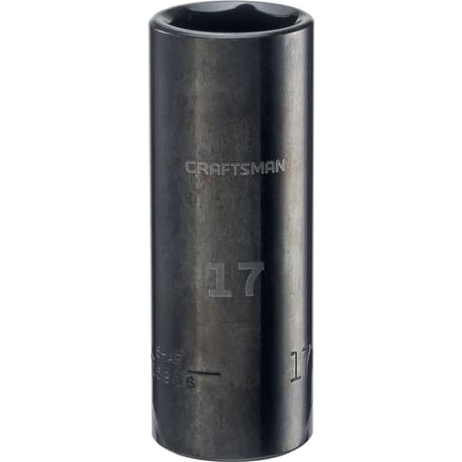 3/8-in Drive 17mm Metric Deep Impact Socket